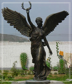 life size victory bronze statue